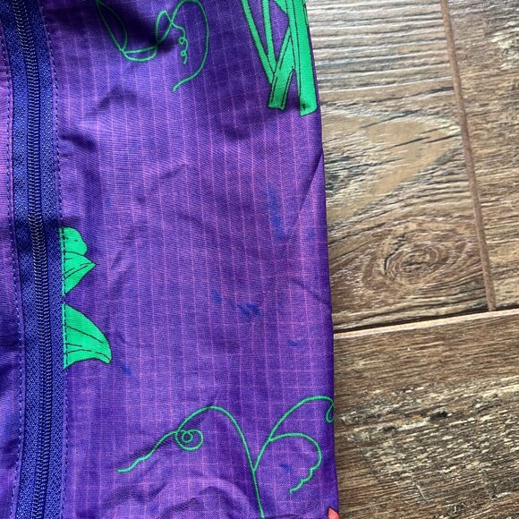 ||*Rare*|| BAGGU | Large 3D Zip | Blue Sweet Pea | San Simeon Collection || EUC - Picture 9 of 14